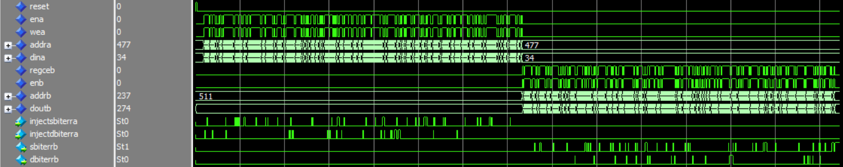 Random error injection Exploring Xilinx XPM Memory