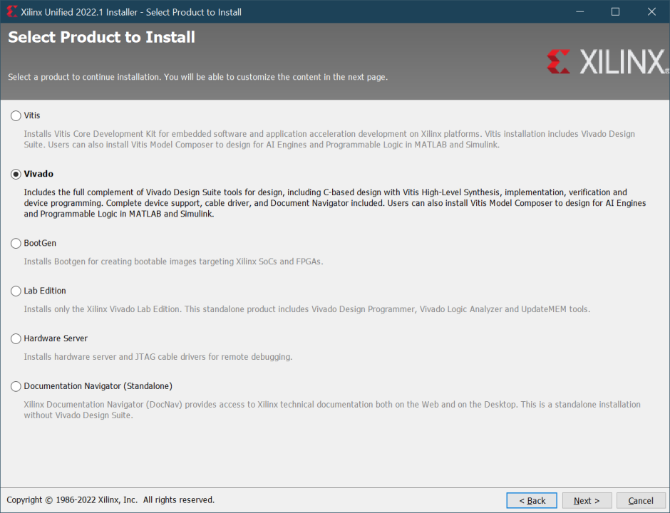 Installation Dialogue Box Response Getting Started with FPGA and VHDL