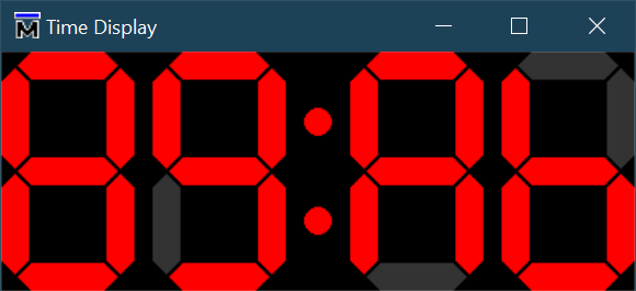 TCL/TK Graphical Display Driven By A VHDL Test Bench