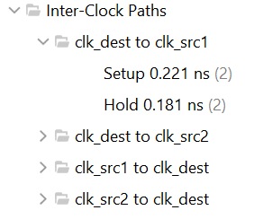 Verification of Clock Domain Crossing Timing Constraints and Exceptions